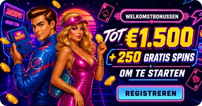 Retrozino Welkomstnonussen tot €1.500 + 250 Gratis Spins